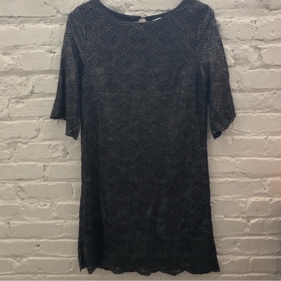 miami Dresses & Skirts - NWOT - Francesca's - Classic Black and Gold Dress - Size Large